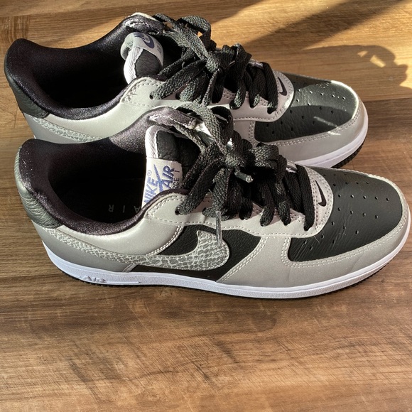 Nike air force 1 low silver snake